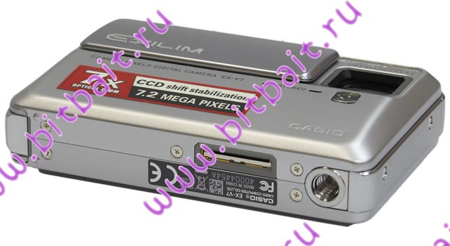 Цифровая фотокамера Casio EXILIM EX-V7 7,2Mpx серебряная Картинка № 4