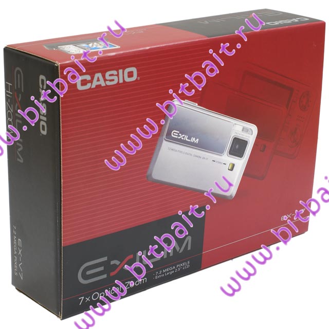 Цифровая фотокамера Casio EXILIM EX-V7 7,2Mpx серебряная Картинка № 9