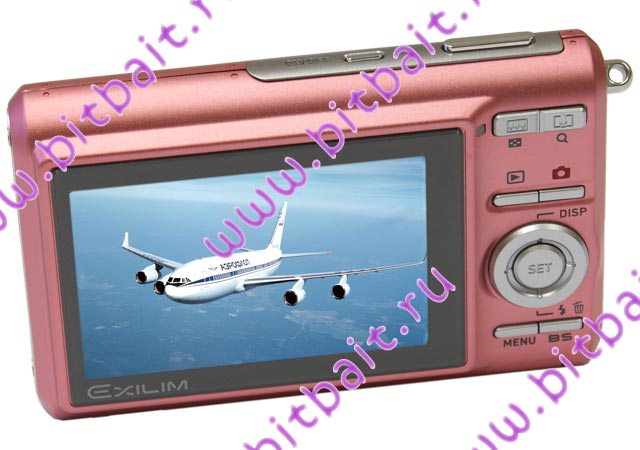 Цифровая фотокамера Casio EXILIM EX-Z75 7,2Mpx розовая Картинка № 2