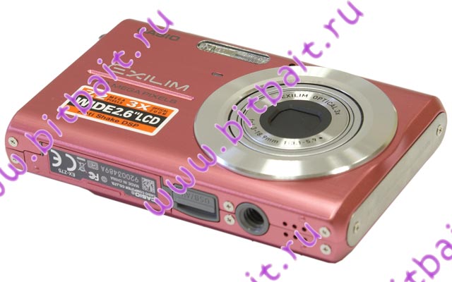 Цифровая фотокамера Casio EXILIM EX-Z75 7,2Mpx розовая Картинка № 4