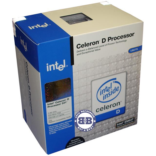 Процессор Intel Celeron D 331 BOX Картинка № 1