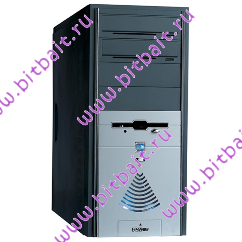 Корпус ATX ColorSit L8009/C43/340U-FMN 300W P4 ,w/USB Audio E-Fan Neon Картинка № 1
