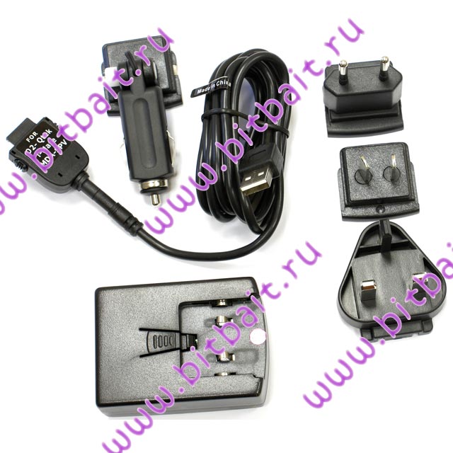 Автомобильная зарядка, зарядка от сети, зарядка от USB, кабель синхронизации Covertec TK05 для большинства КПК и смартфонов Картинка № 2