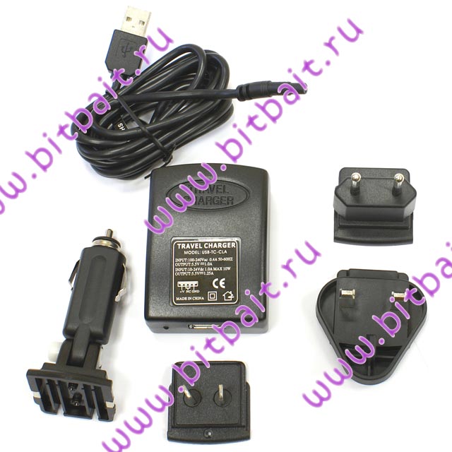 Автомобильная зарядка, зарядка от сети, зарядка от USB, кабель синхронизации Covertec TK30 для КПК и смартфонов почти всех серий Картинка № 2