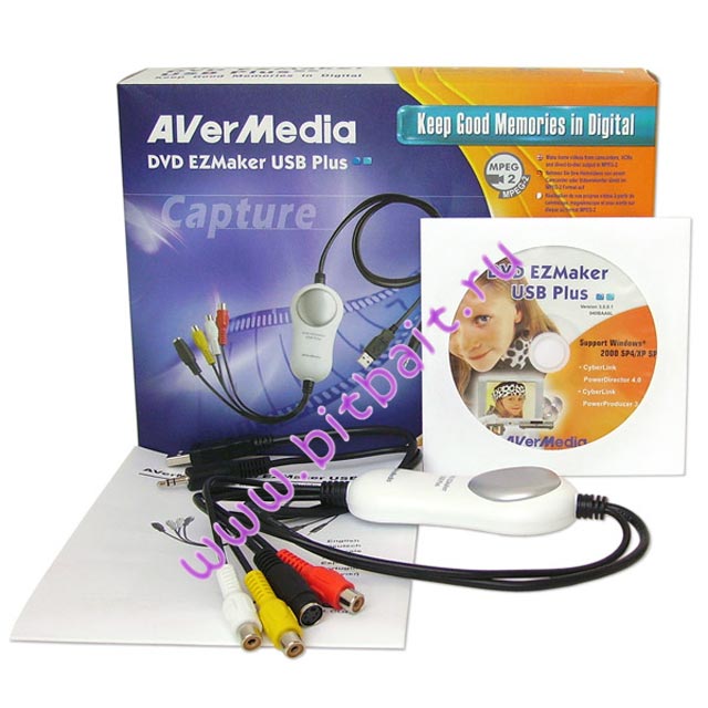 TV-Тюнер AverMedia Aver DVD Ezmaker USB Plus Картинка № 2