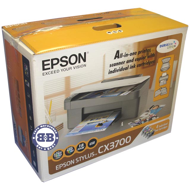 оф. комбайн Epson Stylus CX3700 A4 USB Картинка № 4
