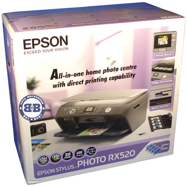 оф. комбайн Epson Stylus Photo RX520 A4 USB Картинка № 8