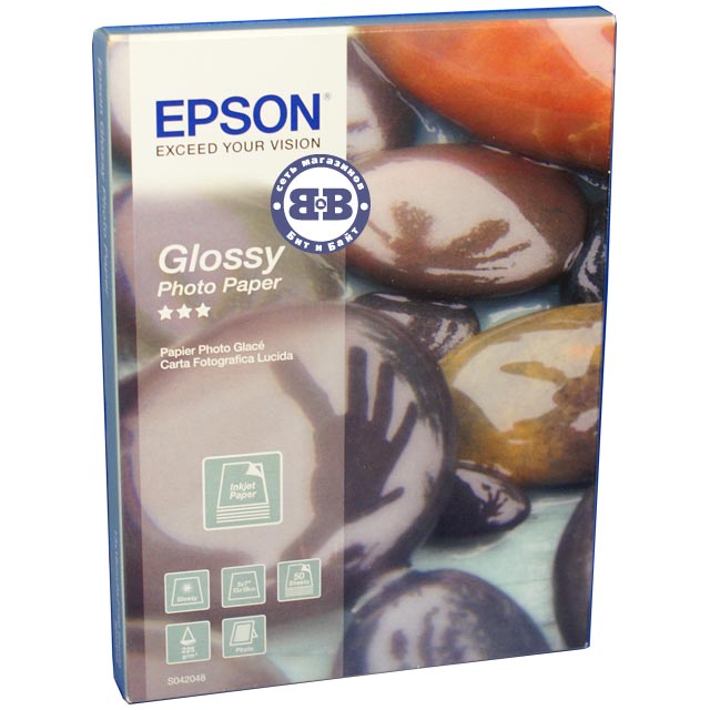 Фотобумага EPSON Glossy Photo Paper 130x180мм 50 листов S042048 Картинка № 1