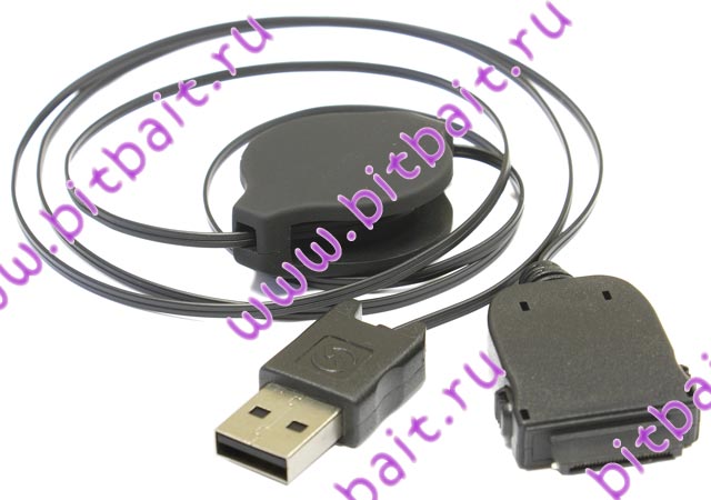 Кабель синхронизации зарядный F-S LOOX 600, 420, 720, 718, n500, n520, n560, c550 USB офис в кармане на катушке Картинка № 2