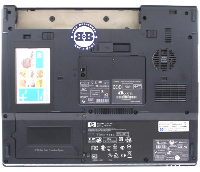 Ноутбук HP nx6310 / EY504ES T1350 / 512Mb / 60Gb / DVD±RW / Wi-Fi / BT / 15 дюймов / MS-DOS Картинка № 7