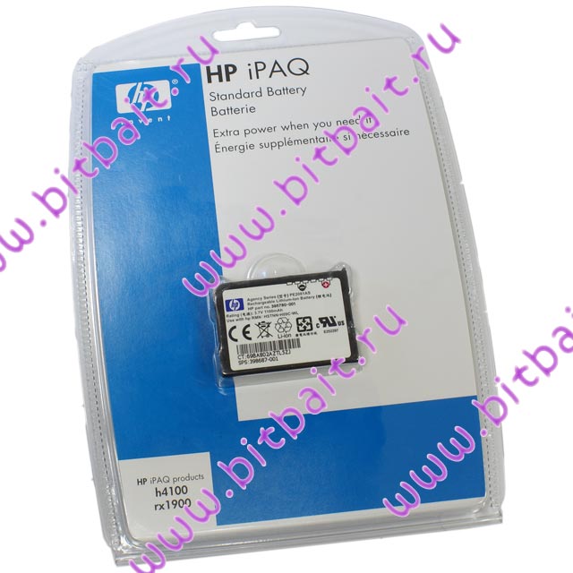 Батарея, аккумулятор HP iPAQ (FA191B) для КПК HP iPAQ rx1900 серии и h4100 серии Картинка № 3