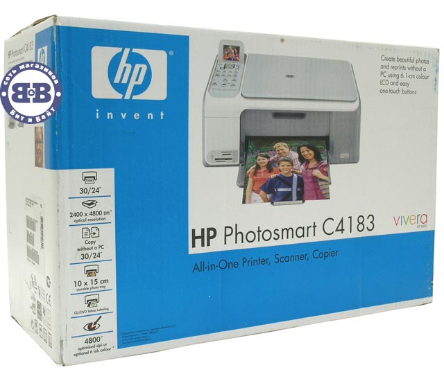 оф. комбайн HP Photosmart C4183 All-in-One (Q8110C) Картинка № 3