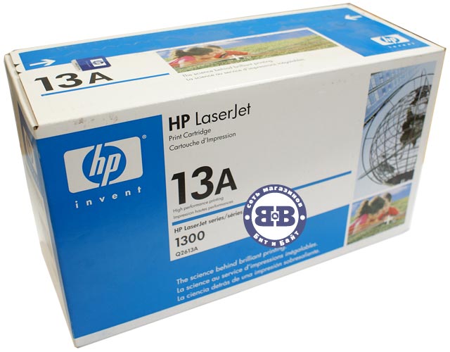 Чёрный картридж для HP LaserJet 1300 серии (Q2613A) HP 13A Картинка № 1