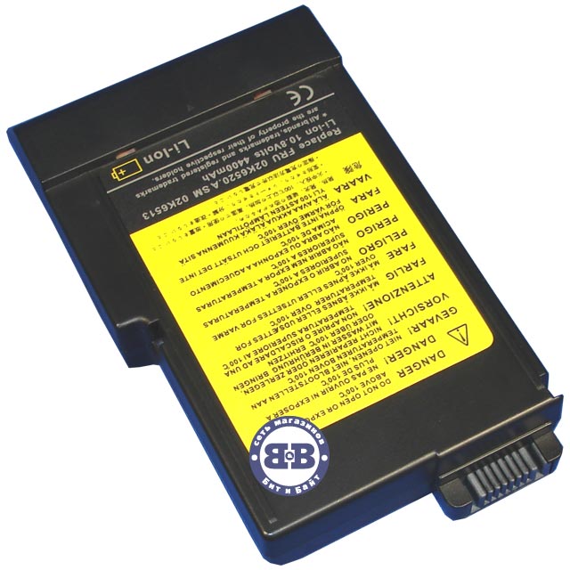 Батарея IBM 390 11.1V 4400mAh для ноутбуков IBM ThinkPad 390/390e/i1700 series Картинка № 1