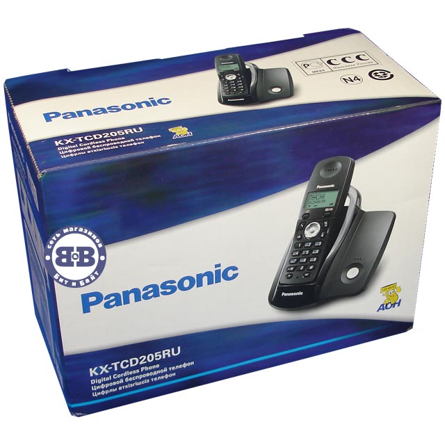 Телефон Panasonic KX-TCD205RUW DECT White 205 Картинка № 3
