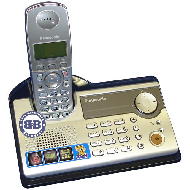 Телефон Panasonic KX-TCD235RUS DECT Silver 235 Картинка № 1