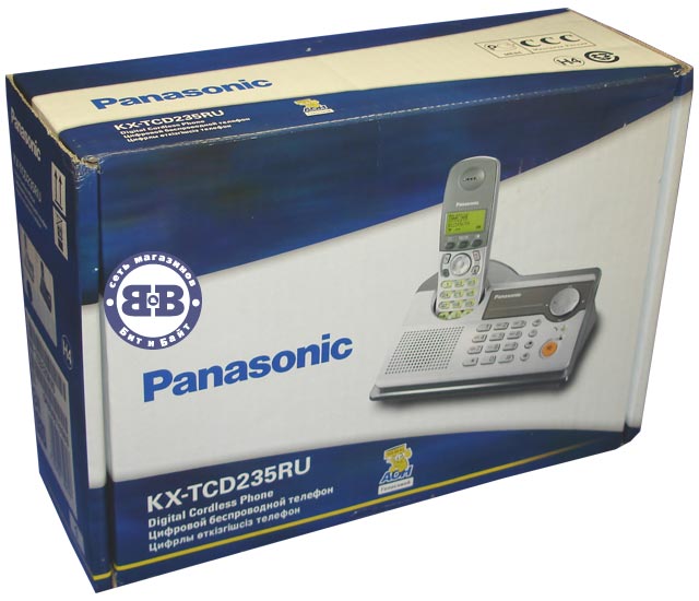 Телефон Panasonic KX-TCD235RUS DECT Silver 235 Картинка № 3