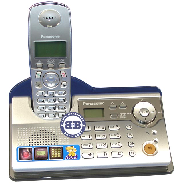 Телефон Panasonic KX-TCD245RUS DECT Silver 245 Картинка № 1