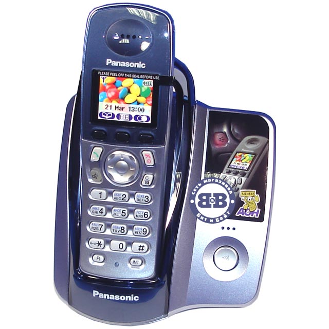 Телефон Panasonic KX-TCD305RUF DECT Blue 305 Картинка № 1