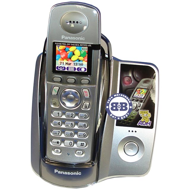 Телефон Panasonic KX-TCD305RUS DECT Silver 305 Картинка № 1