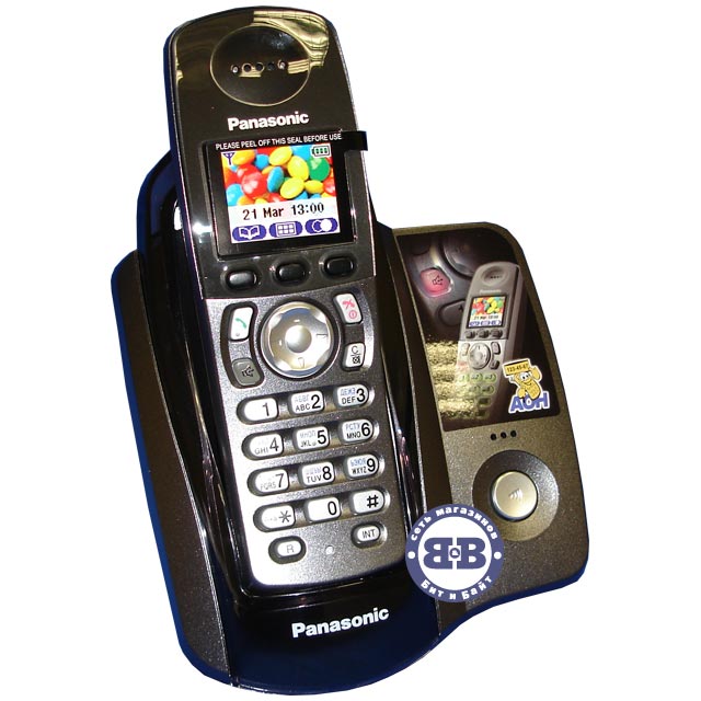 Телефон Panasonic KX-TCD305RUT DECT Black 305 Картинка № 1