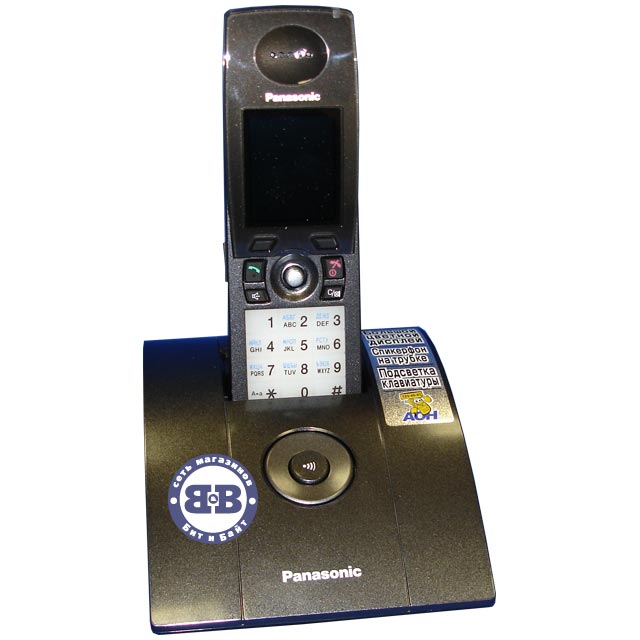 Телефон Panasonic KX-TCD805RUT DECT Titanium 805 Картинка № 1