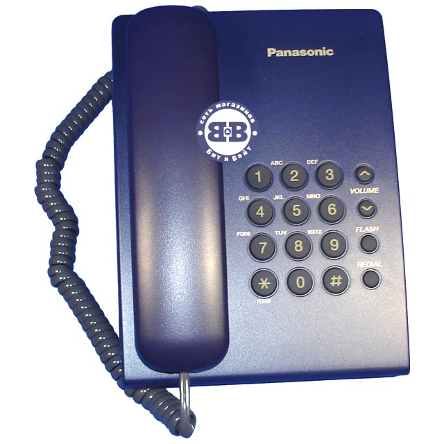 Телефон Panasonic KX-TS2350RUC Blue 2350 Картинка № 1