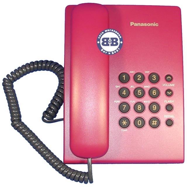 Телефон Panasonic KX-TS2350RUR Red 2350 Картинка № 1