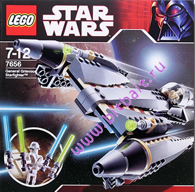 Lego 7656 Звездный истребитель Генерала Гривуса Картинка № 3