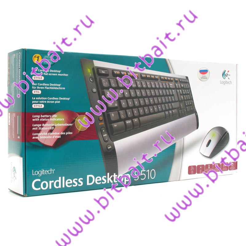 Беспроводные клавиатура и мышь Logitech Cordless Desktop S510 967557-0112 Картинка № 4