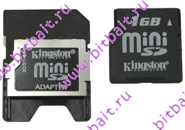 Secure Digital Card 1024Mb Mini-SD Kingston (miniSD) Memory Card Картинка № 1