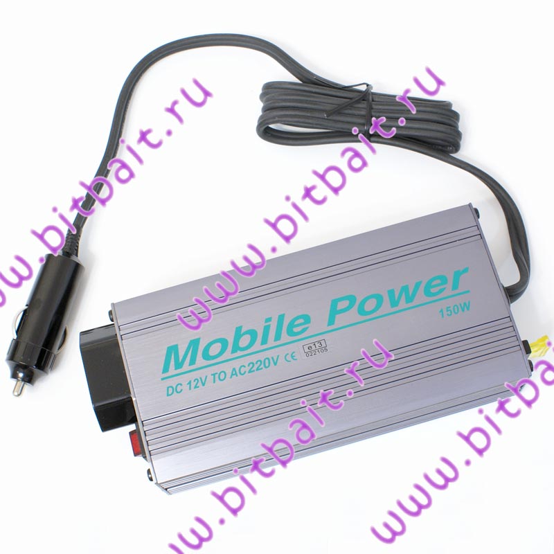 Автомобильный преобразователь напряжения, инвертор Mobile Power 12v --> 220V 150W Картинка № 1