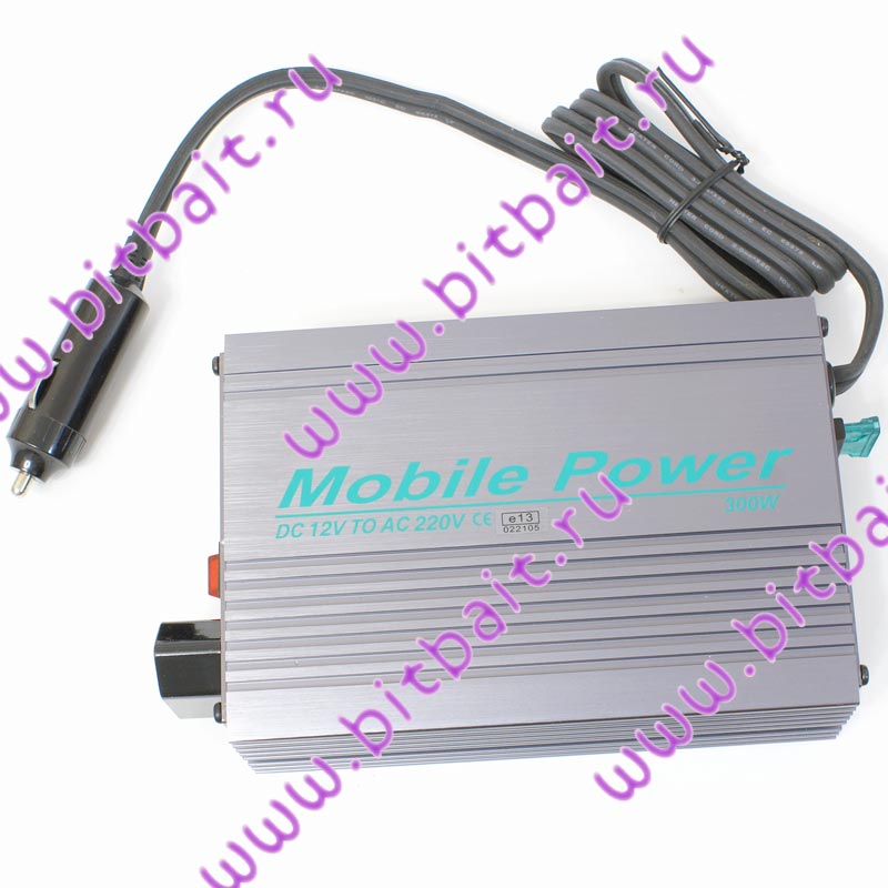 Автомобильный преобразователь напряжения, инвертор Mobile Power 12v --> 220V 300W Картинка № 1