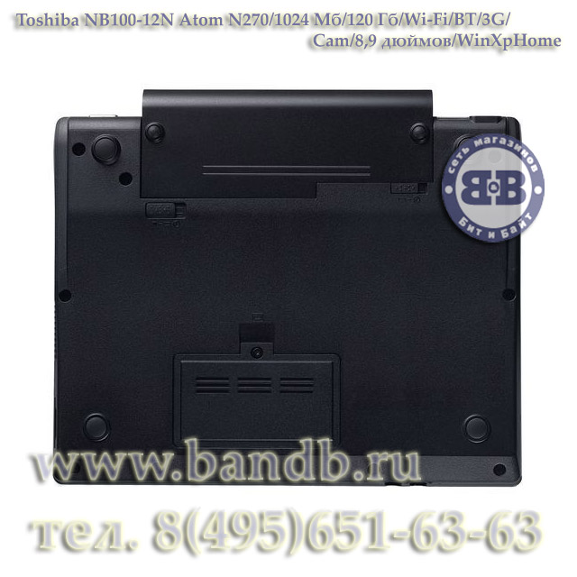 Ноутбук Toshiba NB100-12N Atom N270 / 1024Мб / 120Гб / Wi-Fi / BT / 3G / Cam / 8,9 дюймов / WinXpHome Картинка № 8
