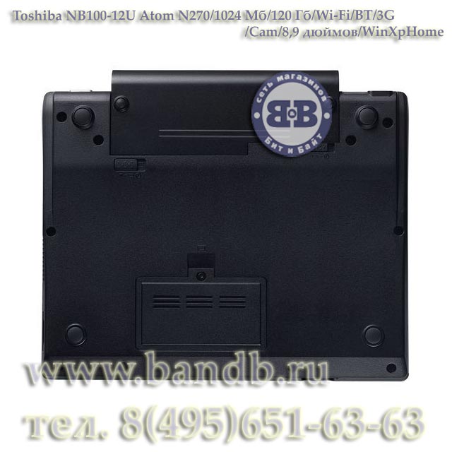 Ноутбук Toshiba NB100-12U Atom N270 / 1024Мб / 120Гб / Wi-Fi / BT / 3G / Cam / 8,9 дюймов / WinXpHome Картинка № 8