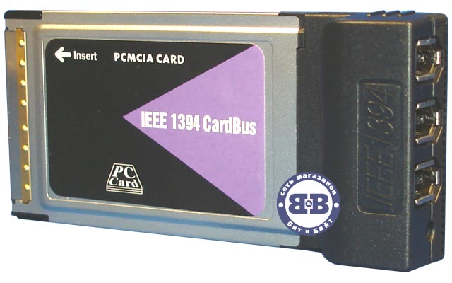 Переходник для ноутбука PCMCIA adapter 1394 NEC 3 port ret Картинка № 1