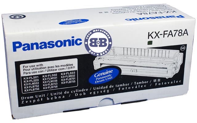 Оптический блок - барабан Panasonic KX-FA78A для факсов и МФУ KX-FL501, 502, 503, 523, KX-FLM551, 552, 553, 558, KX-FLB751, 752, 753, 755, 756, 758 Картинка № 1