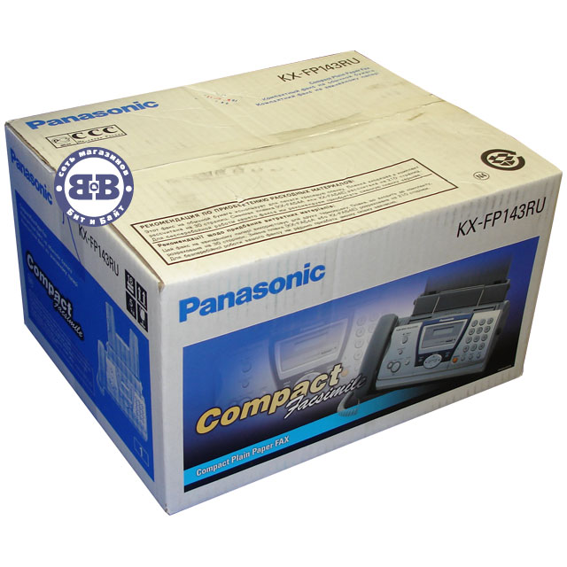 Факс Panasonic KX-FP143RU KX-FP143 RU Картинка № 4