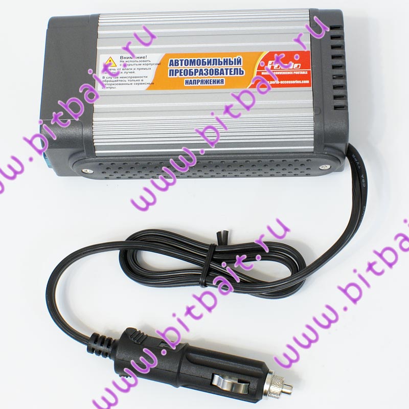 Автомобильный преобразователь напряжения, инвертор Porto 12v --> 220V 150W HT-E-150 Картинка № 1