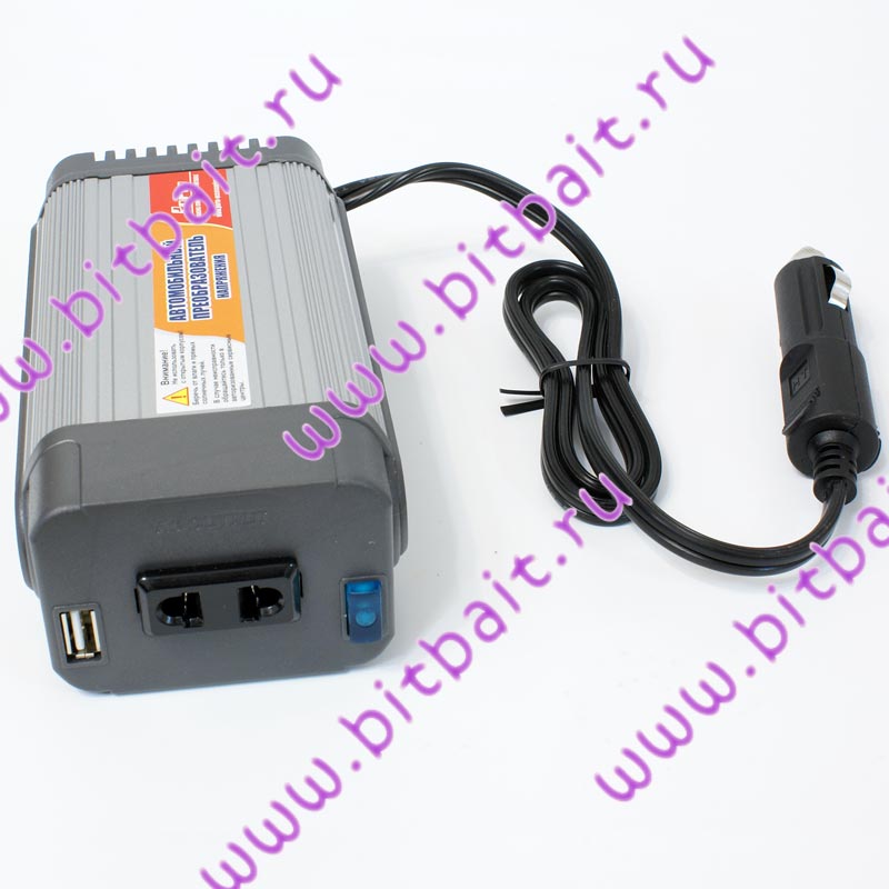 Автомобильный преобразователь напряжения, инвертор Porto 12v --> 220V 150W HT-E-150 Картинка № 2