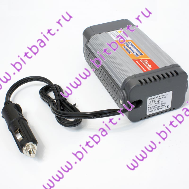 Автомобильный преобразователь напряжения, инвертор Porto 12v --> 220V 150W HT-E-150 Картинка № 4