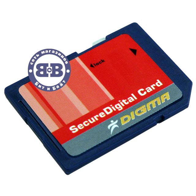 Secure Digital Card 1024Mb Digma 150x (SD) Memory Card Картинка № 1