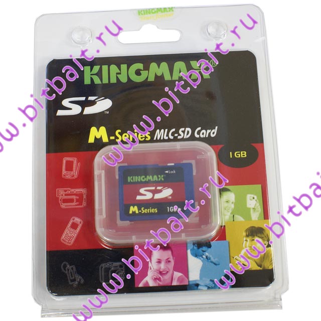 SD 1Gb Kingmax M-series SD Memory Card Картинка № 3