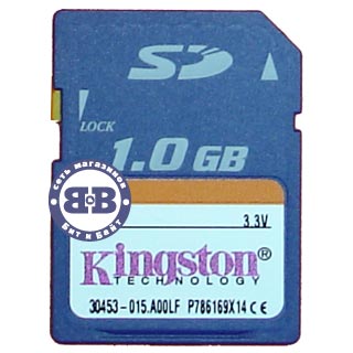 SD 1Gb Kingston SD/1Gb SD Memory Card Картинка № 1