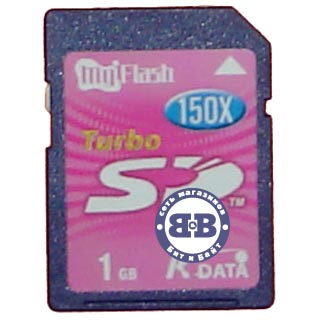SD 1Gb A-Data 150x Turbo SD Card Memory Картинка № 1