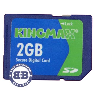 Secure Digital Card 2048Mb KingMax 150x (SD) Memory Card Картинка № 1