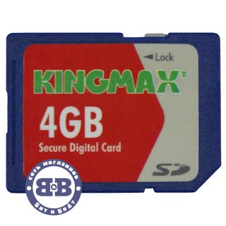 Secure Digital Card 4096Mb KingMax 150x (SD) Memory Card Картинка № 1