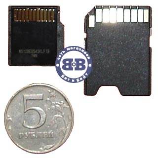 Secure Digital Card 128Mb Mini-SD A-Data 60x (miniSD) Memory Card Картинка № 2