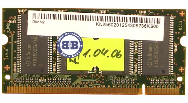 Память для ноутбука DDR 256Mb PC2700 200-pin Infineon Картинка № 2