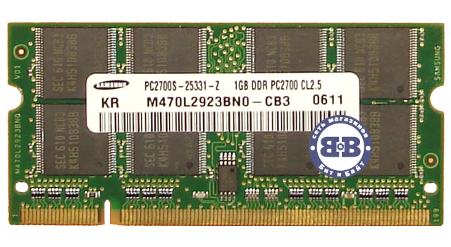 Память для ноутбука DDR 1024Mb PC2700 Samsung original Картинка № 1